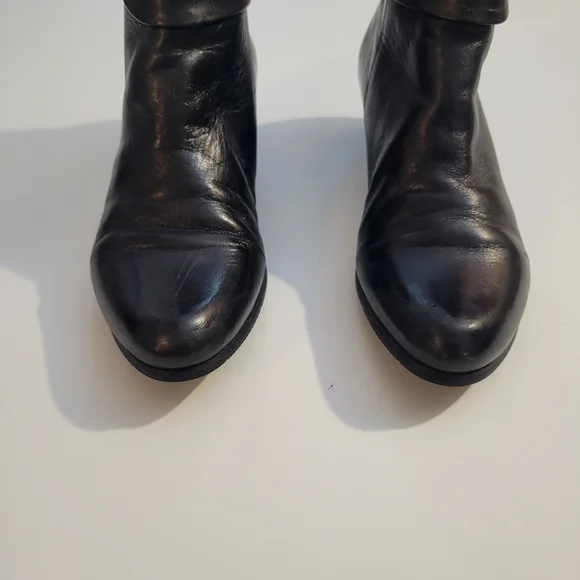 Spring Step "Stockholm" Black Leather Ankle Boots - Picture 3 of 8